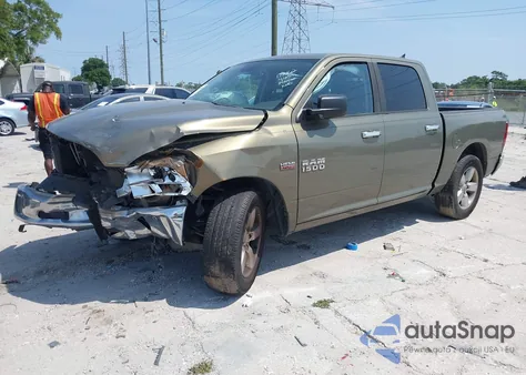 2015 Ram 1500 Big Horn из США, поврежденный, VIN 1C6RR6LT6FS567629